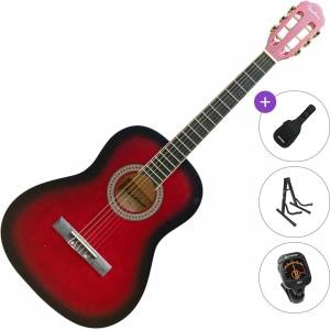 Pasadena SC041 Standard SET Red Burst Класическа китара с размер 3/4