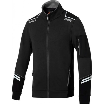 Sparco ALABAMA TECH FULL ZIP mikina Čierna-Sivá