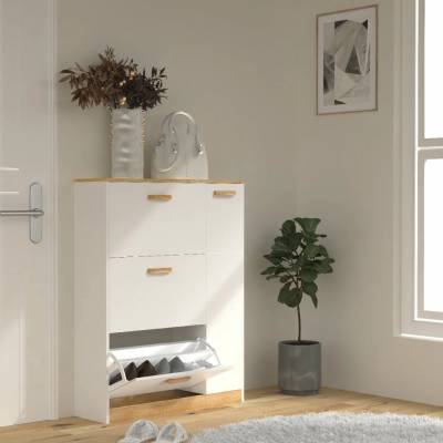 VCM Halom L 80 × 24 × 105 cm bílý