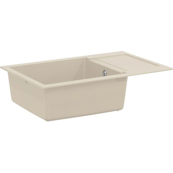 vidaXL Мивка Бежово 780 x 500 мм 80% Кварц и 20% Смола (42028402)