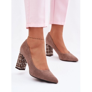 Step in style Дамски дебел ток модел 227174 Step in style