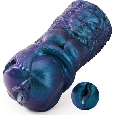 SuperLove Soft Mermaid 3D Texture Silicone Masturbator