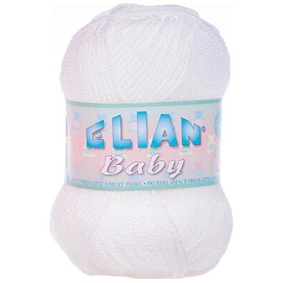 VSV Pletací příze Elian Baby 208 - bílá