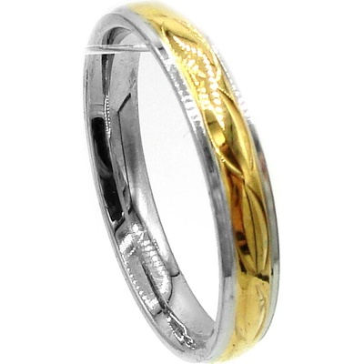 Steel Jewelry Prsten Chirurgická ocel Produkt Prsten GOLD Chirurgická ocel RI240143RI240143