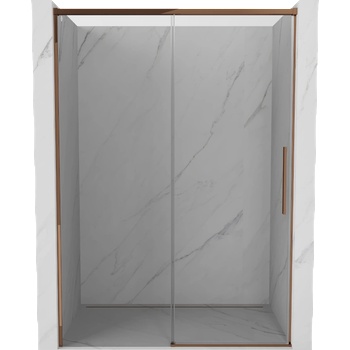 Mexen Rox плъзгаща се душ врата 145 см, прозрачна, розово злато - 8C2-145-000-60-00 (8C2-145-000-60-00)