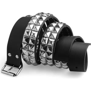 Black & metal пирамидален колан 2 - pas-084