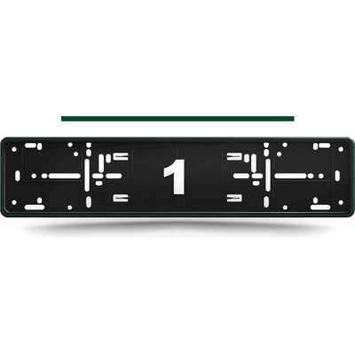 Držiak ŠPZ - ALTI GIRI MONO Racing Green (Závodná zelená) - 2 kusy