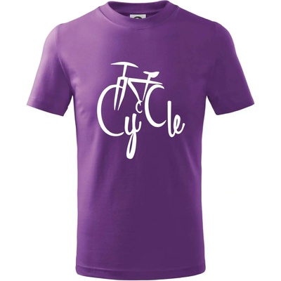 Cycle bicykel tričko detské fialová