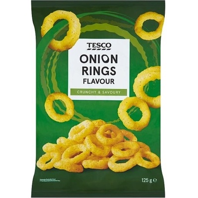 Tesco Kukuričný snack s cibuľovou príchuťou 125 g