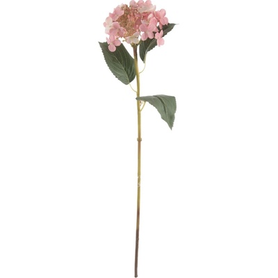 Umělá květina hortenzie růžová 64 cm