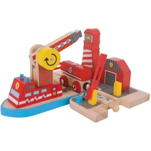 Bigjigs Rail Пожарникари морски спасители (BJT261)