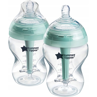 Tommee Tippee kojenecká láhev antikoliková Advanced tyrkysová 260 ml