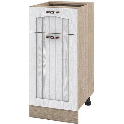 ИРИМ Долен кухненски шкаф Сити МФ-Бяло фладер-04-24 десен 40 см