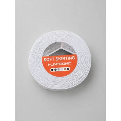 Flintronic Samolepicí měkká soklová páska PVC 10 m x 10 x 10 mm bílá