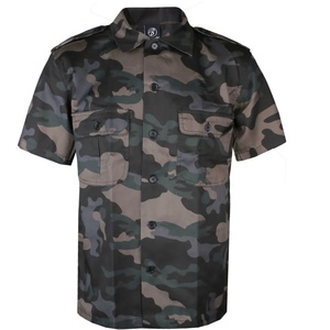 BRANDIT Мъжка риза BRANDIT - НАС Hemd 1/2 - 4101-darkcamo