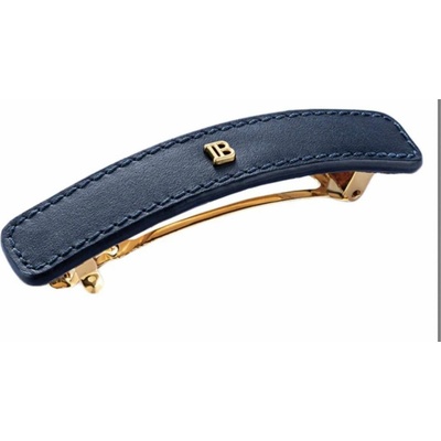 BALMAIN Limited Edition Leather Barrette Cosmic Sapphire Kožená spona do vlasů