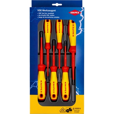 KNIPEX Sada skrutkovačov S / PH / PZ, prevedenie VDE 002012V04