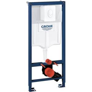 GROHE Rapid SL вградено казанче за тоалетна чиния с бяла клапа Skate Air (38722001)