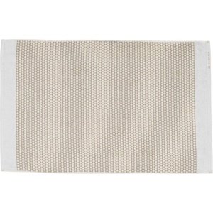 Mette Ditmer Denmark Текстилна постелка за баня в бяло и бежово 50x80 cm Grid - Mette Ditmer Denmark (GRIBMB15)