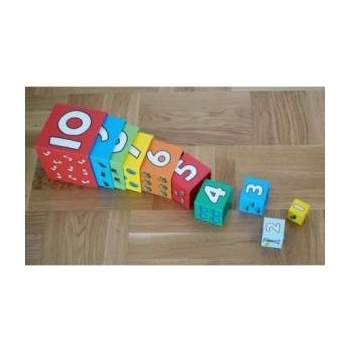 Barbo Toys Кула от 10 части, Barbo, 15x15x86 см, 2 години, Картон, Многоцветни