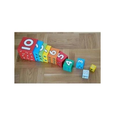 Barbo Toys Кула от 10 части, Barbo, 15x15x86 см, 2 години, Картон, Многоцветни