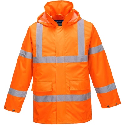 PortWest bunda S160 Lite Traffic Hi-Vis reflexní oranžová
