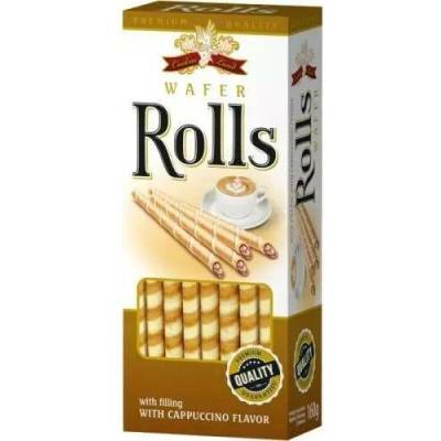Cokiesland wafer rolls cappuccino 160 g