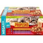 Propesko Cat Adult Консерва говеждо/пиле/дивеч/ягне в сос 40 x 100 г