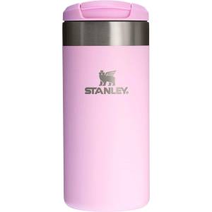 STANLEY 1913 Aerolight Transit Thermo Mug 0.35L - Keeps Hot for 4 Hours - Dishwasher Safe - Coffee Mug To Go Leak-Proof - Compatible with Common Car Drink Holders - Cherry Blossom - 100000108088 (10-10788-109