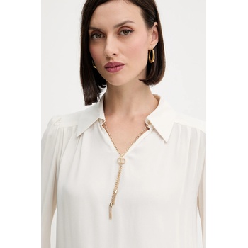 TWINSET Блуза Twinset дамска в бежово с изчистен дизайн 252TP2291 (252TP2291)