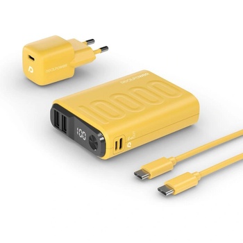 RealPower PB-10000 Power Bank 10000mAh Жълт (390659)