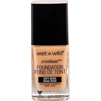 Wet n Wild Photo Focus vysoce krycí rozjasňující make-up Soft Beige 30 ml