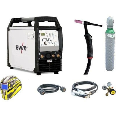 EWM Picotig 200 AC/DC puls HF 8P SET 27 + kukla expert + RV Argon + lahev Argon plná 090-000188-00504