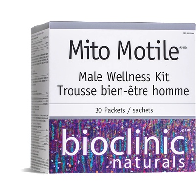Natural Factors Mito Motile Male Wellness Kit - Фертилитет формула за мъже, 30 пакетчета Natural Factors (9815 BCN)