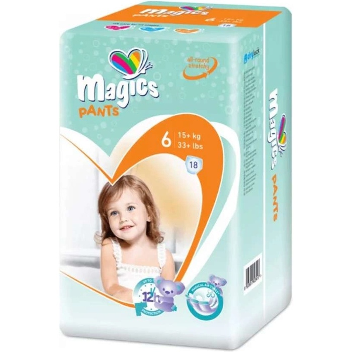 Kalhotkové plenky Magics Pants Junior 12-17 kg, 20 ks