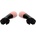 Fist It Latex Short Gloves Black