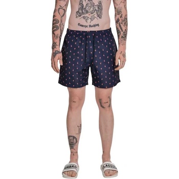 Urban Classics Бански гащета Urban classics Pattern swimming shorts - Blue (Flamingo)