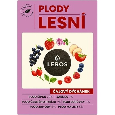 LEROS ČAJOVÁ CHVÍĽKA PLODY LESNÉ 20 x 2,2 g
