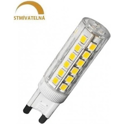 Optonica LED žárovka 6W 72xSMD2835 G9 550lm CCD Neutrální bílá STMÍVATELNÁ