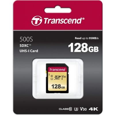 Transcend SDXC 128 GB UHS-I U3 TS128GSDC500S od 852 Kč