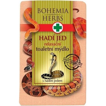 Bohemia Herbs Hadí jed toaletní mýdlo 100 g