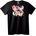 NOONEBRAND Тениска Bluey и Приятели Сърце - 2XL, Black