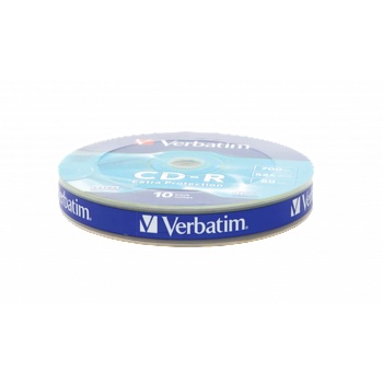 Verbatim CD-R 52X 700MB 10PK OPS Wrap EP 10 броя (43725) (43725)