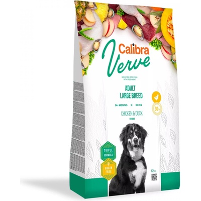 Calibra Dog Verve GF Adult Large Chicken & Duck 2 x 12 kg