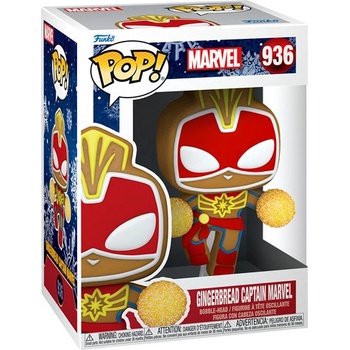 Funko Pop! MARVEL Holiday Gingerbread Captain Marvel 936