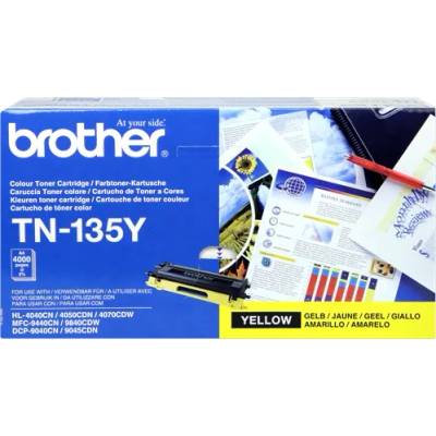 Brother КАСЕТА ЗА BROTHER HL 4040CN/4050CDN/4070VDW/DCP 9040CN/9045CDN/MFC 9440CN/9840CDW - Yellow - PN TN135Y (TN-135Y) (101BRATN 135Y)