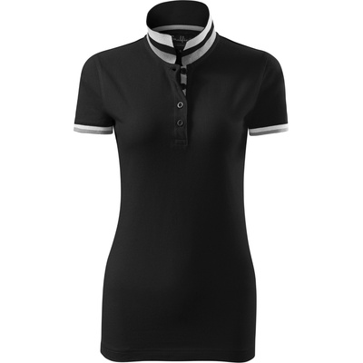 MALFINI Malfini premium collar up 257 / Дамска поло тениска - черна xs (2570112)
