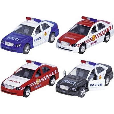 Goki Policajné a hasičské auto Čierna