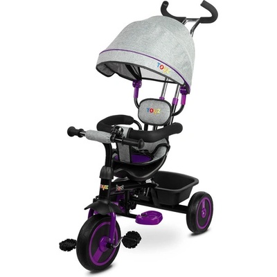 Toyz Триколка С Родителски Контрол Buzz Purple Caretero Toyz