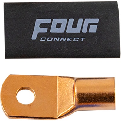 Four Connect měděné kabelové oko 50 qmm M8 black